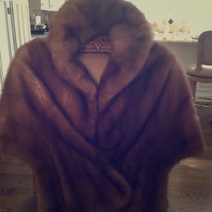 Macy’s fur cape ❄️